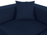 Cube Modular Sofa - Elegant Linen Textured Upholstery for Custom Comfort and Contemporary Style