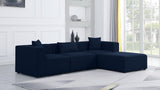 Cube Modular Sectional Sofa - Elegant Cream Linen Upholstery for Customizable Contemporary Comfort