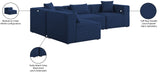 Cube Modular Sectional Sofa - Elegant Cream Linen Upholstery for Customizable Contemporary Comfort