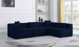 Cube Modular Sectional Sofa - Elegant Cream Linen Upholstery for Customizable Contemporary Comfort
