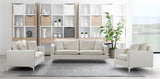 Naomi Contemporary Loveseat with Plush Velvet Comfort and Customizable Gold & Chrome Legs for Style