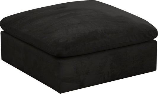 Cozy Modular Ottoman - Elegant Contemporary Design with Luxurious Fiber-Filled Comfort and Style