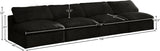 Cozy Modular Armless Sofa – Experience Cloud-Like Comfort with Soft Fiber-Filled Cushions Today!