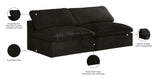Cozy Modular Armless Sofa – Experience Cloud-Like Comfort with Soft Fiber-Filled Cushions Today!