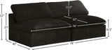 Cozy Modular Armless Sofa – Experience Cloud-Like Comfort with Soft Fiber-Filled Cushions Today!