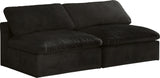 Cozy Modular Armless Sofa – Experience Cloud-Like Comfort with Soft Fiber-Filled Cushions Today!
