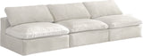 Cozy Modular Armless Sofa – Experience Cloud-Like Comfort with Soft Fiber-Filled Cushions Today!