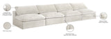 Cozy Modular Armless Sofa – Experience Cloud-Like Comfort with Soft Fiber-Filled Cushions Today!