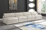 Cozy Modular Armless Sofa – Experience Cloud-Like Comfort with Soft Fiber-Filled Cushions Today!