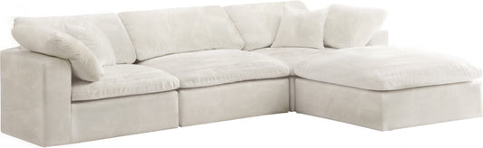 Cozy Velvet Modular Sectional Sofa - Cloud-Like Comfort with Elegant Design for Any Living Space