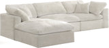Cozy Velvet Modular Sectional Sofa - Cloud-Like Comfort with Elegant Design for Any Living Space