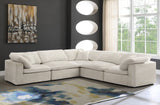Cozy Velvet Modular Sectional Sofa - Cloud-Like Comfort with Elegant Design for Any Living Space
