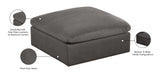 Cozy Modular Ottoman - Elegant Contemporary Design with Luxurious Fiber-Filled Comfort and Style