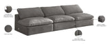 Cozy Modular Armless Sofa – Experience Cloud-Like Comfort with Soft Fiber-Filled Cushions Today!
