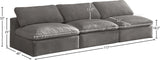 Cozy Modular Armless Sofa – Experience Cloud-Like Comfort with Soft Fiber-Filled Cushions Today!