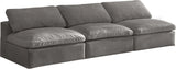 Cozy Modular Armless Sofa – Experience Cloud-Like Comfort with Soft Fiber-Filled Cushions Today!