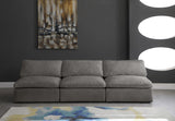 Cozy Modular Armless Sofa – Experience Cloud-Like Comfort with Soft Fiber-Filled Cushions Today!