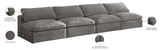 Cozy Modular Armless Sofa – Experience Cloud-Like Comfort with Soft Fiber-Filled Cushions Today!