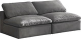 Cozy Modular Armless Sofa – Experience Cloud-Like Comfort with Soft Fiber-Filled Cushions Today!