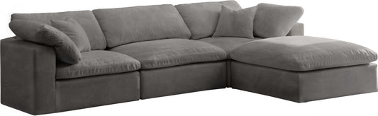 Cozy Velvet Modular Sectional - Experience Cloud-Like Comfort with Elegant Design for Any Room