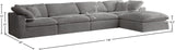 Cozy Velvet Modular Sectional - Experience Cloud-Like Comfort with Elegant Design for Any Room
