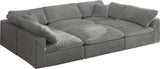 Cozy Velvet Modular Sectional - Experience Cloud-Like Comfort with Elegant Design for Any Room