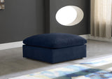 Cozy Modular Ottoman - Elegant Contemporary Design with Luxurious Fiber-Filled Comfort and Style