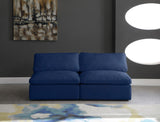 Cozy Modular Armless Sofa – Experience Cloud-Like Comfort with Soft Fiber-Filled Cushions Today!
