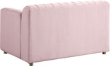 Naya Velvet Chair - Modern Deep Channel Tufted Design with Gold Metal Legs for Chic Living Spaces