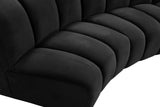 Infinity Modular 9-Piece Sectional Sofa – Luxurious Velvet Upholstery, Deep Channel Tufting, Modern Design