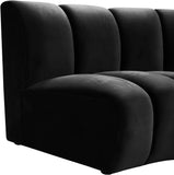 Infinity Modular 9-Piece Sectional Sofa – Luxurious Velvet Upholstery, Deep Channel Tufting, Modern Design