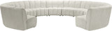 Infinity 11-Piece Modular Sectional Sofa - Contemporary Design with Deep Channel Tufting Comfort
