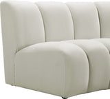 Infinity Modular 9-Piece Sectional Sofa – Luxurious Velvet Upholstery, Deep Channel Tufting, Modern Design