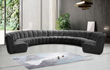 Infinity Modular 9-Piece Sectional Sofa – Luxurious Velvet Upholstery, Deep Channel Tufting, Modern Design