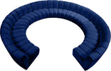 Infinity 11-Piece Modular Sectional Sofa - Contemporary Design with Deep Channel Tufting Comfort