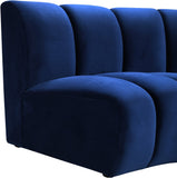 Infinity Modular 9-Piece Sectional Sofa – Luxurious Velvet Upholstery, Deep Channel Tufting, Modern Design