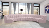 Infinity Modular 7-Piece Sectional Sofa - Soft Velvet, Contemporary Design for Versatile Living Spaces