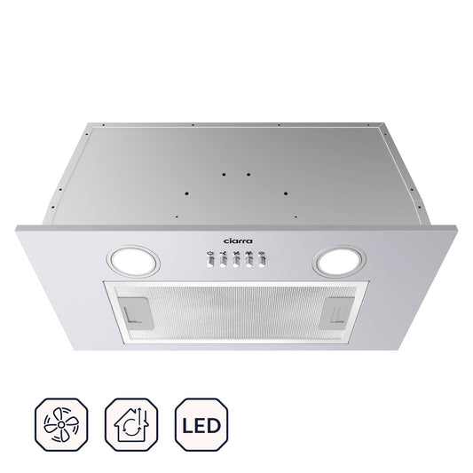 CIARRA 20 Inch Stainless Steel Range Hood Insert, Built-In Under Cabinet Design CAS52913E-N-OW