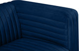 Ravish Velvet Loveseat - Modern Elegance with Deep Channel Tufting & Stylish Gold or Chrome Legs