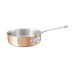 Mauviel M'6 S Saute Pan With Cast Stainless Steel Handle, 1.8-Qt