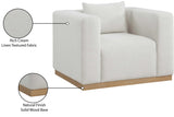 Alfie Chair - Cozy Contemporary Living Room Chair with Chic Design and Plush Comfort for Reading Nook