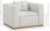 Alfie Chair - Cozy Contemporary Living Room Chair with Chic Design and Plush Comfort for Reading Nook