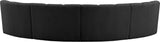 Infinity Boucle Fabric Modular Sectional Sofa with Deep Channel Tufting for Modern Living Spaces