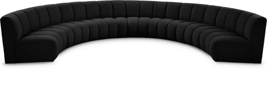 Infinity Modular Sectional Sofa - Contemporary 7pc Design with Deep Channel Tufting for Comfort