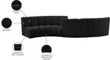 Infinity Boucle Fabric Modular Sectional Sofa with Deep Channel Tufting for Modern Living Spaces