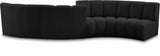 Infinity Boucle Fabric Modular Sectional Sofa with Deep Channel Tufting for Modern Living Spaces