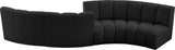 Infinity Boucle Fabric Modular Sectional Sofa with Deep Channel Tufting for Modern Living Spaces