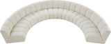 Infinity Modular Sectional Sofa - Contemporary 7pc Design with Deep Channel Tufting for Comfort