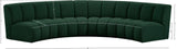 Infinity Boucle Fabric Modular Sectional Sofa with Deep Channel Tufting for Modern Living Spaces