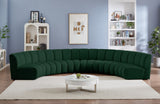 Infinity Boucle Fabric Modular Sectional Sofa - Contemporary Design with Deep Channel Tufting Comfort